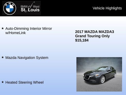Used 2017 MAZDA MAZDA3 Grand Touring w/ Premium Equipment Package FWD image 16
