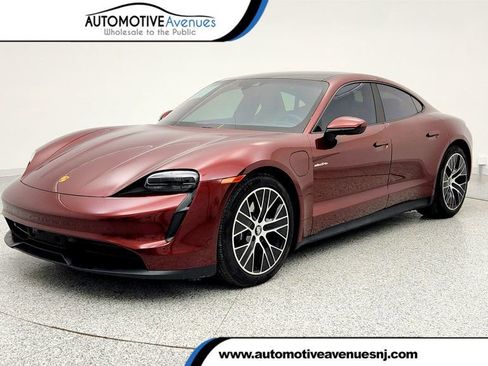 Used 2023 Porsche Taycan w/ Premium Pkg, PBP, Two Tone image 1