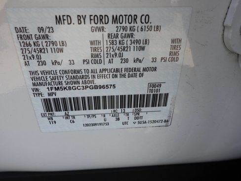 Used 2023 Ford Explorer ST w/ Equipment Group 401A AWD/4WD image 65