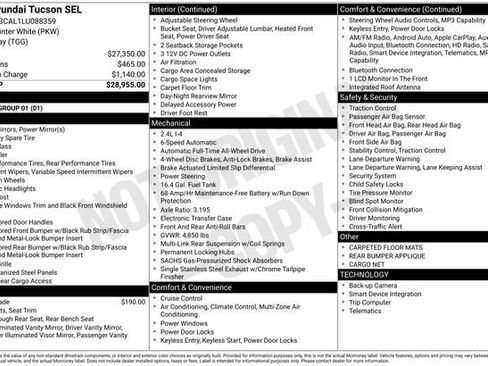 Used 2020 Hyundai Tucson SEL AWD/4WD image 19