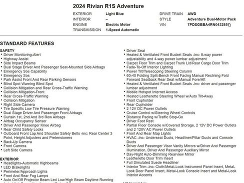 Used 2024 Rivian R1S Adventure AWD/4WD image 15
