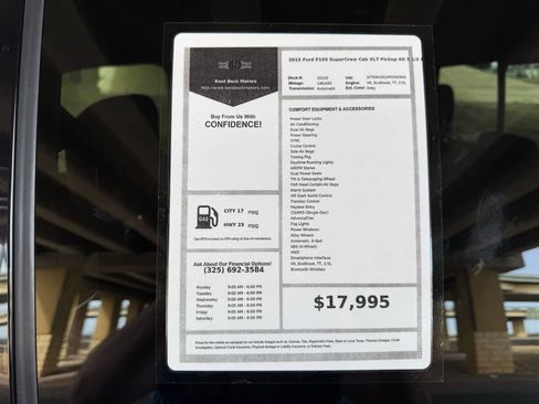 Used 2015 Ford F150 XLT w/ Equipment Group 302A Luxury image 35