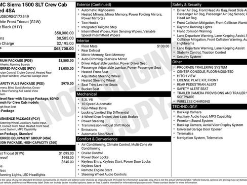 Used 2025 GMC Sierra 1500 SLT w/ SLT Premium Package AWD/4WD image 71
