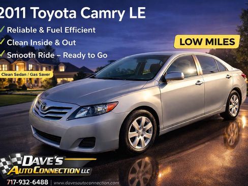Used 2011 Toyota Camry LE FWD image 1