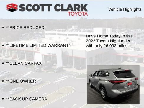 Used 2022 Toyota Highlander L image 12