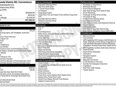 Certified 2025 Hyundai Elantra SEL FWD image 32