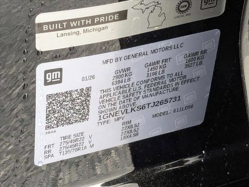 New 2026 Chevrolet Traverse RS w/ LPO, Cargo Package AWD/4WD image 18