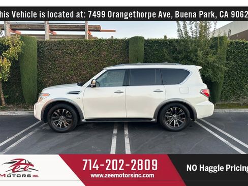 Used 2017 Nissan Armada Platinum w/ Captain Seat Package image 9