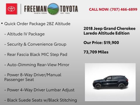 Used 2018 Jeep Grand Cherokee Altitude AWD/4WD image 5