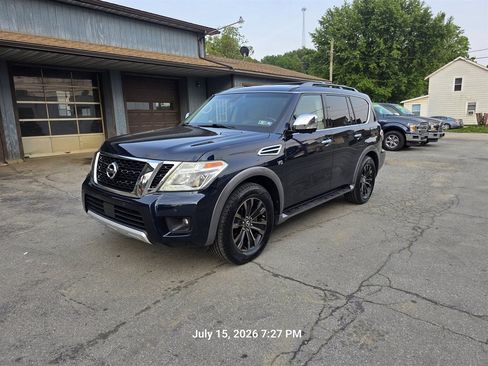 Used 2017 Nissan Armada Platinum w/ Captain Seat Package AWD/4WD image 2
