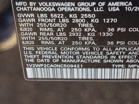 Used 2022 Volkswagen Atlas SE FWD image 35