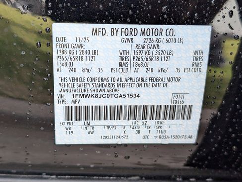 New 2026 Ford Explorer Tremor w/ Tremor Ultimate Package image 27