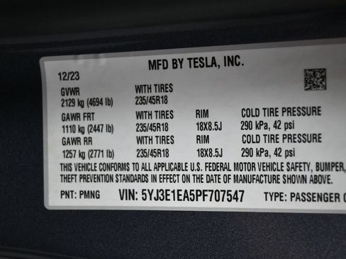 Used 2023 Tesla Model 3 Standard Range RWD image 7