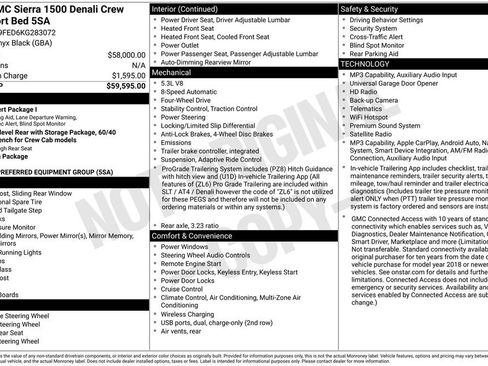 Used 2019 GMC Sierra 1500 Denali AWD/4WD image 1