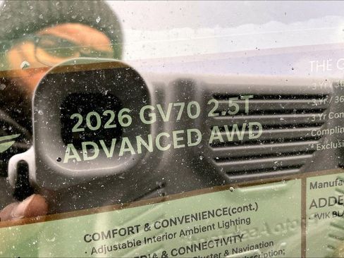 New 2026 Genesis GV70 2.5T Advanced AWD/4WD image 8