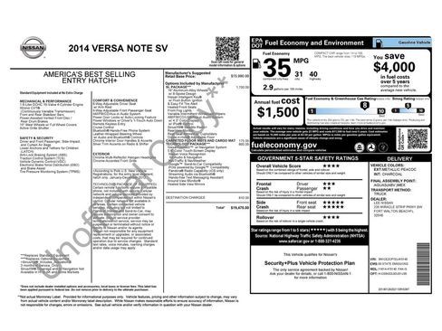 Used 2014 Nissan Versa Note SV w/ SL Package FWD image 4