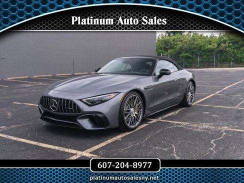 Used 2022 Mercedes-Benz SL 63 AMG 4MATIC w/ AMG Aerodynamic Package image 1