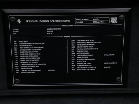 Certified 2019 Ferrari 812 Superfast image 51