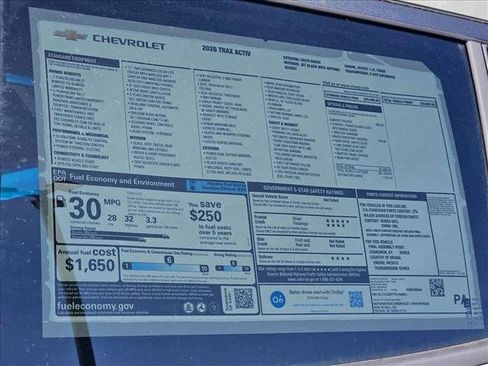 New 2026 Chevrolet Trax ACTIV w/ Sunroof Package FWD image 18
