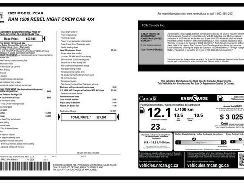 Used 2023 RAM 1500 Rebel w/ Rebel Level 2 Equipment Group image 3