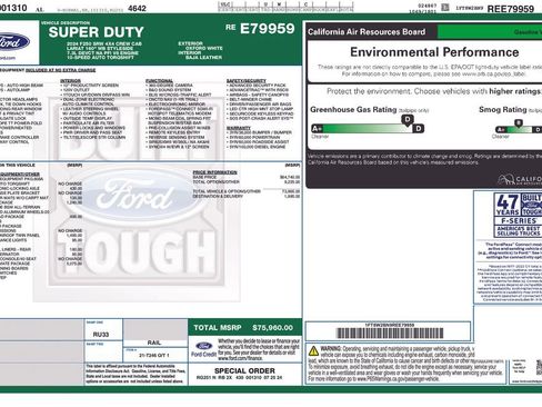 Used 2024 Ford F250 Lariat w/ Lariat Ultimate Package AWD/4WD image 2