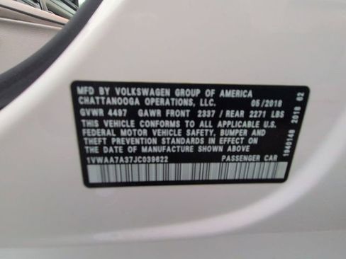 Used 2018 Volkswagen Passat 2.0T S image 30