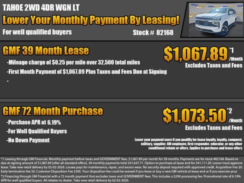 New 2026 Chevrolet Tahoe LT w/ Comfort Package image 2