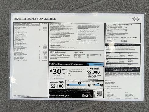 New 2026 MINI Cooper S image 32