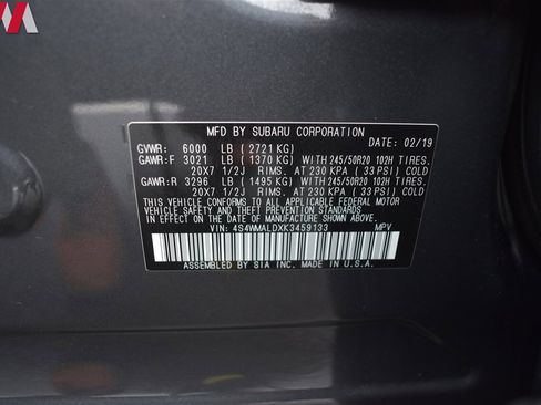 Used 2019 Subaru Ascent Limited image 33