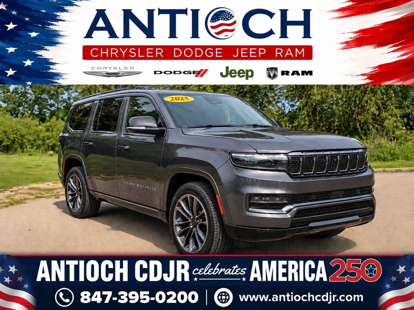 Used 2025 Jeep Grand Wagoneer Series II Obsidian w/ Quick Order Packagew 28T AWD/4WD image 1