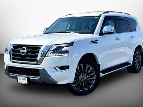 Used 2024 Nissan Armada Platinum w/ Captain's Chairs Package AWD/4WD image 1