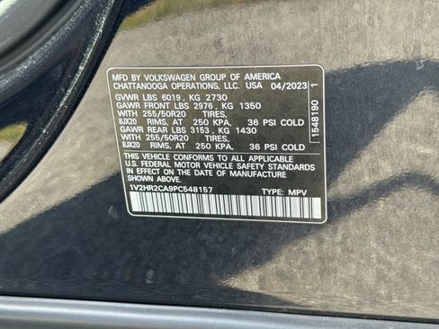 Used 2023 Volkswagen Atlas SE AWD/4WD image 23