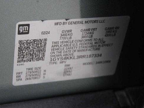 Certified 2024 Cadillac Escalade ESV Premium Luxury w/ LPO, Floor Liner Package image 59