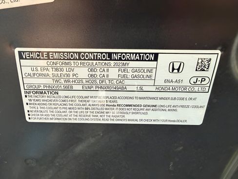 Certified 2023 Honda Accord LX image 40