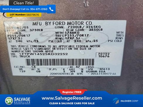 Used 2005 Ford F150 4x4 SuperCrew image 16