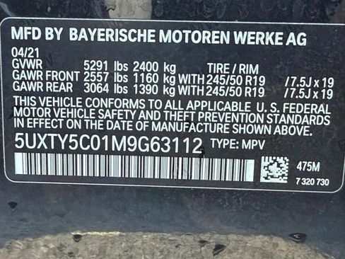 Used 2021 BMW X3 xDrive30i w/ M Sport Package AWD/4WD image 28