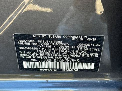 Certified 2025 Subaru Crosstrek 2.5i Premium AWD/4WD image 32