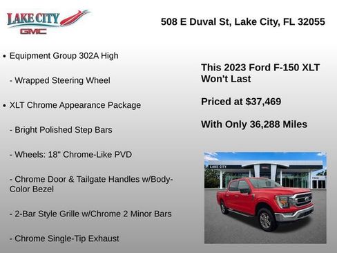 Used 2023 Ford F150 XLT w/ Equipment Group 302A High AWD/4WD image 22