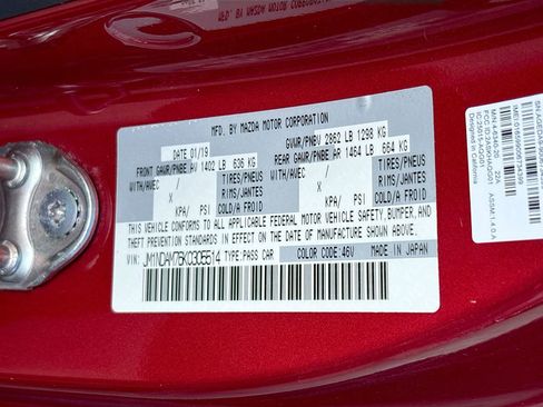 Used 2019 MAZDA MX-5 Miata RF Grand Touring w/ GT-S Package RWD image 24