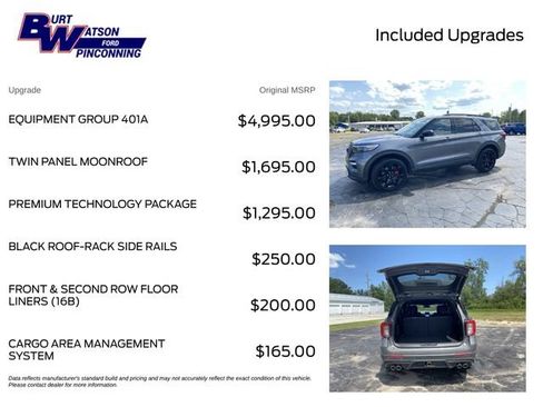 Used 2021 Ford Explorer ST w/ Equipment Group 401A AWD/4WD image 3