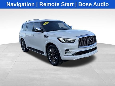 Used 2021 INFINITI QX80 Sensory w/ All-Season Package RWD image 1