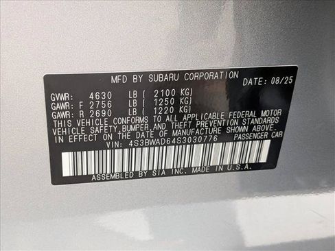 Certified 2025 Subaru Legacy Premium AWD/4WD image 23