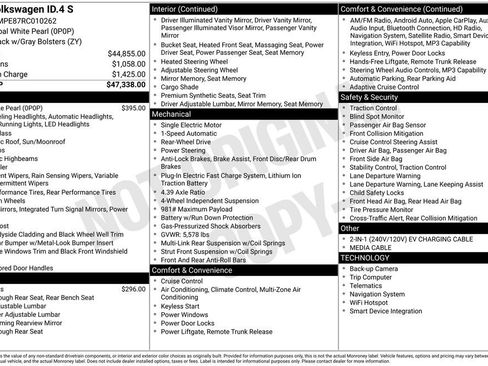 Used 2024 Volkswagen ID.4 S RWD image 2