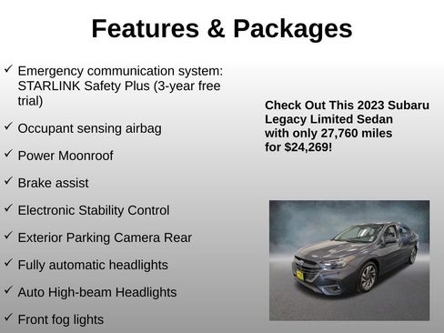 Used 2023 Subaru Legacy Limited image 21