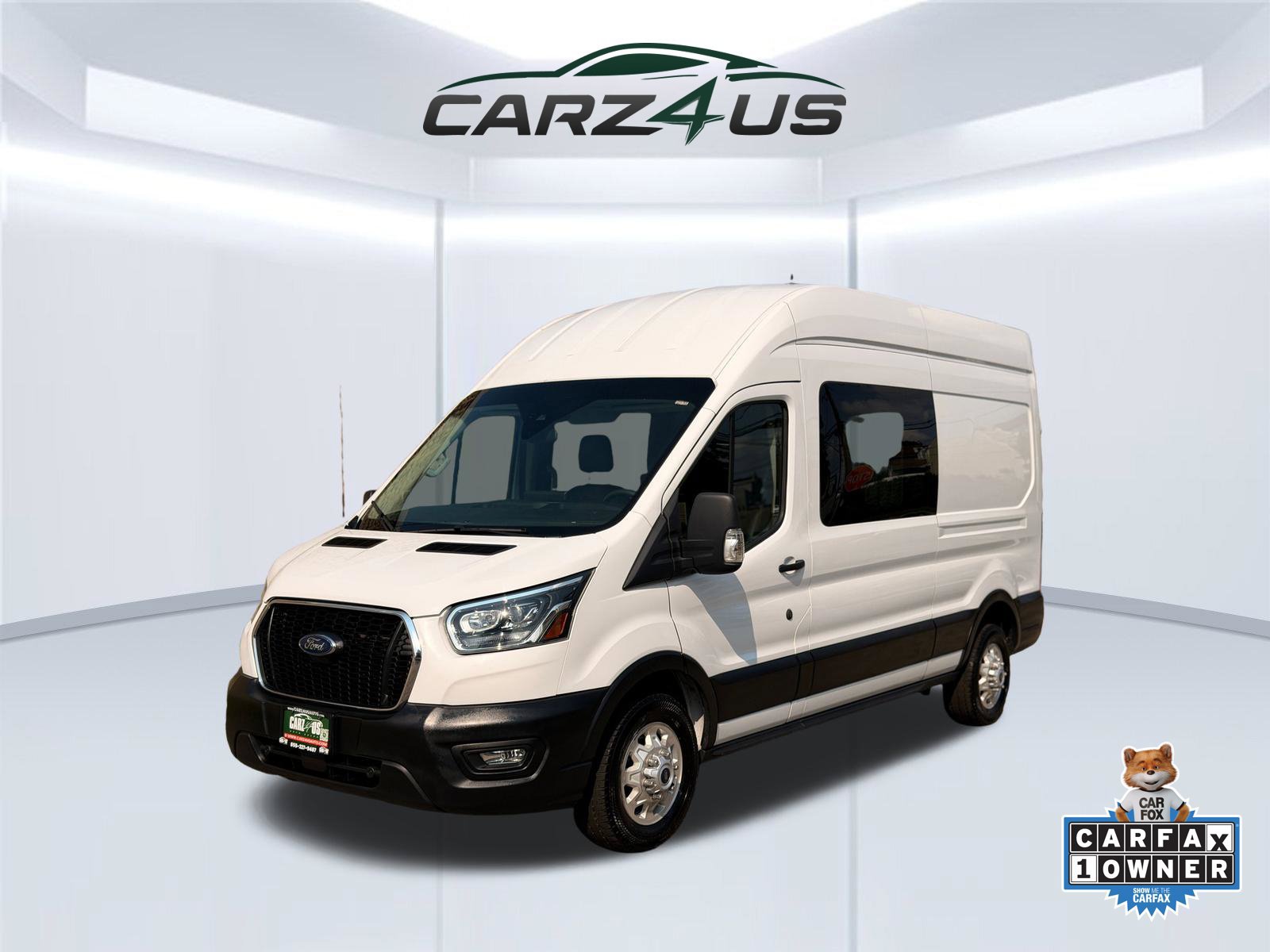 Used 2023 Ford Transit 350 148 High Roof w/ Exterior Upgrade Package RWD image 1
