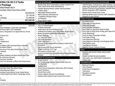 Certified 2024 MAZDA CX-30 2.5 Turbo w/ Premium Package AWD/4WD image 30