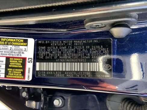 Used 2022 Toyota Camry XSE FWD image 35