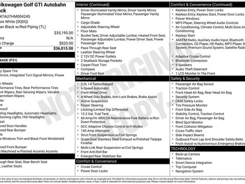 Used 2017 Volkswagen GTI Autobahn image 42