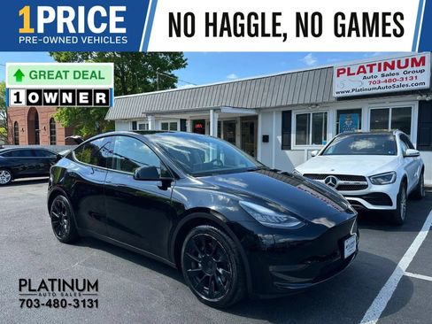 Used 2021 Tesla Model Y Long Range AWD/4WD image 1