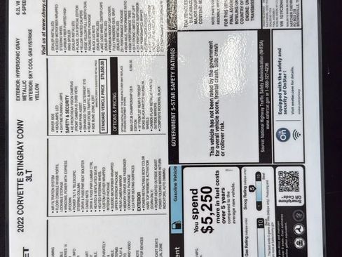 Used 2022 Chevrolet Corvette Stingray Premium Conv image 20